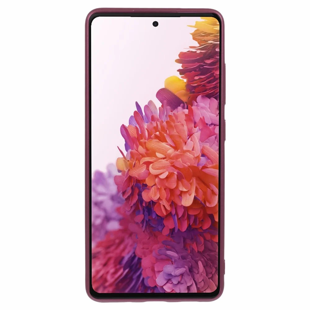 X-LEVEL Guardian Series For Samsung Galaxy S20 FE 5G / S20 FE / S20 FE 2022 / S20 Lite Cases Matte TPU Phone Cover - Wine Red - 2