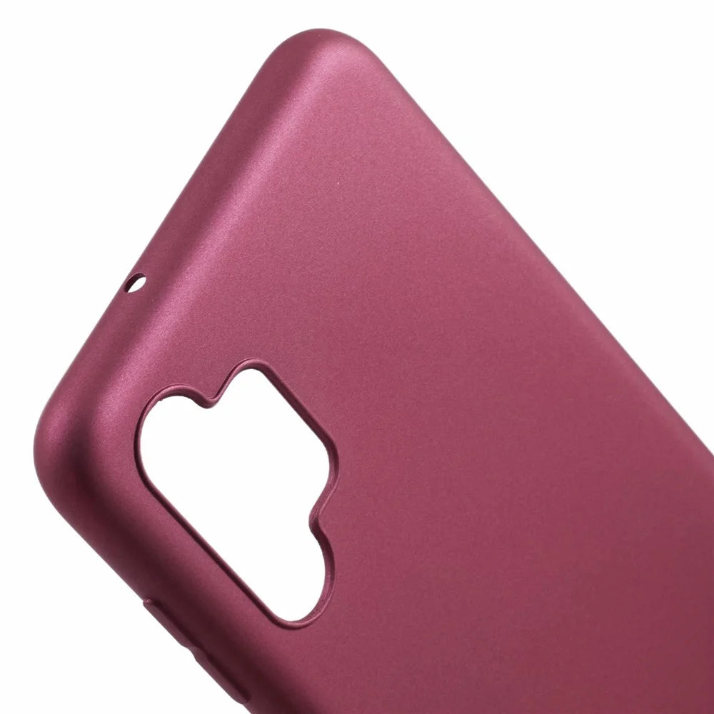 X-LEVEL Guardian Series For Samsung Galaxy A13 4G Phone Case Matte TPU Phone Cover - Wine Red - 6