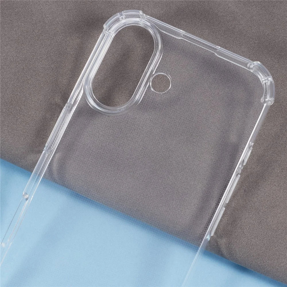 For iPhone 16 Plus Case Reinforced Corners TPU Cushion Phone Cover - 6