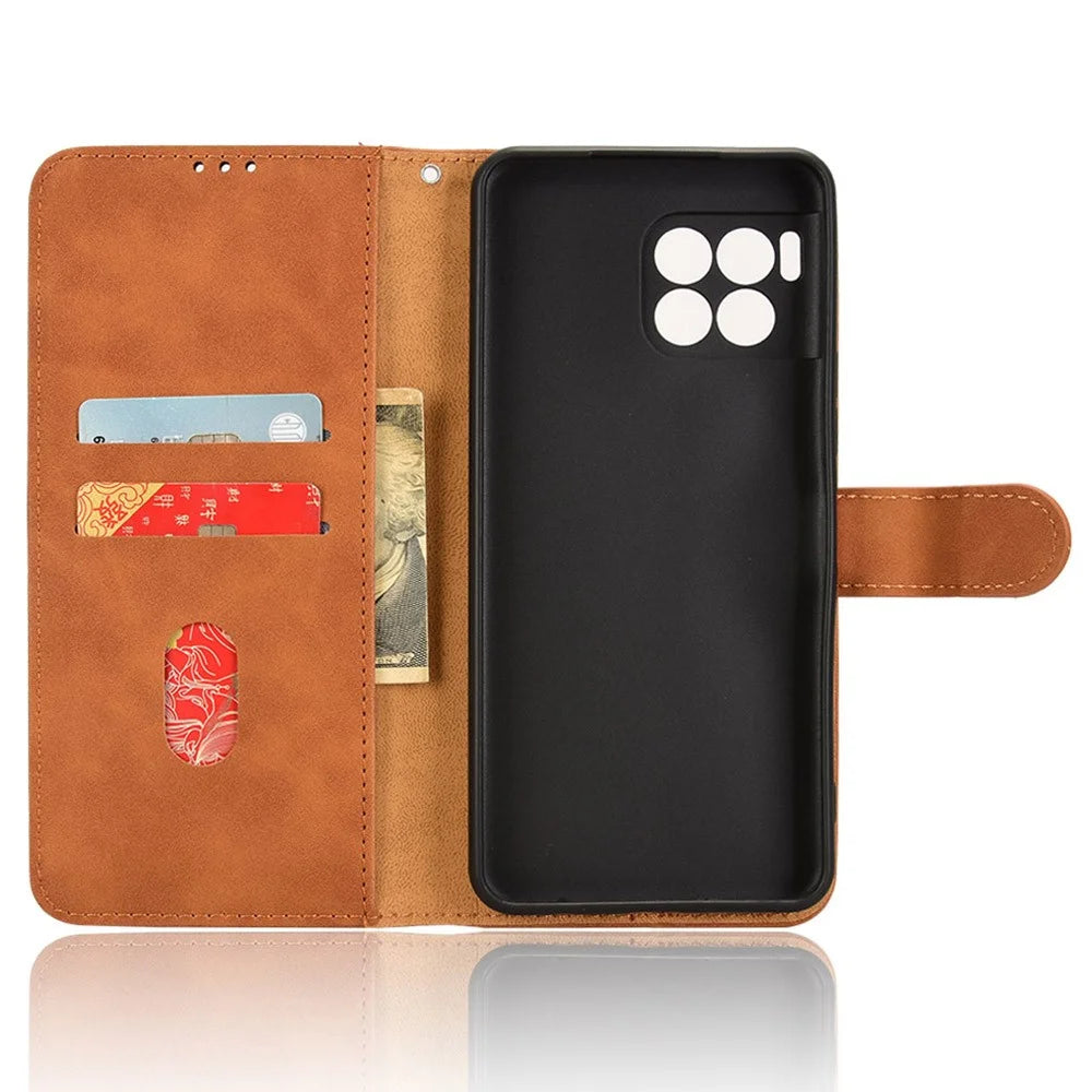 For T-Mobile REVVL 7 Pro / T Phone 2 Pro 5G Case PU Leather Flip Phone Cover - Brown - 4