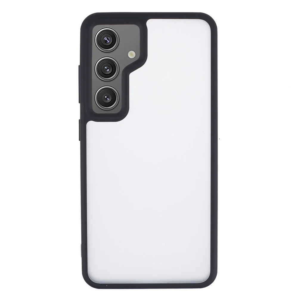 X-LEVEL For Samsung Galaxy S23 FE Shockproof Phone Case PC+TPU Matte Cover - Black - 1