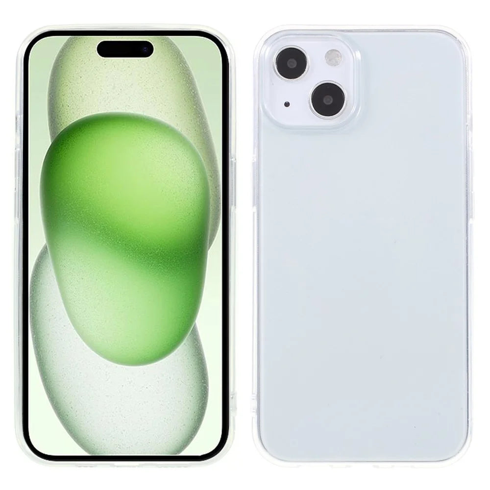 X-LEVEL for iPhone 15 Drop-Proof Soft TPU Phone Case Clear Mobile Phone Back Cover - 1