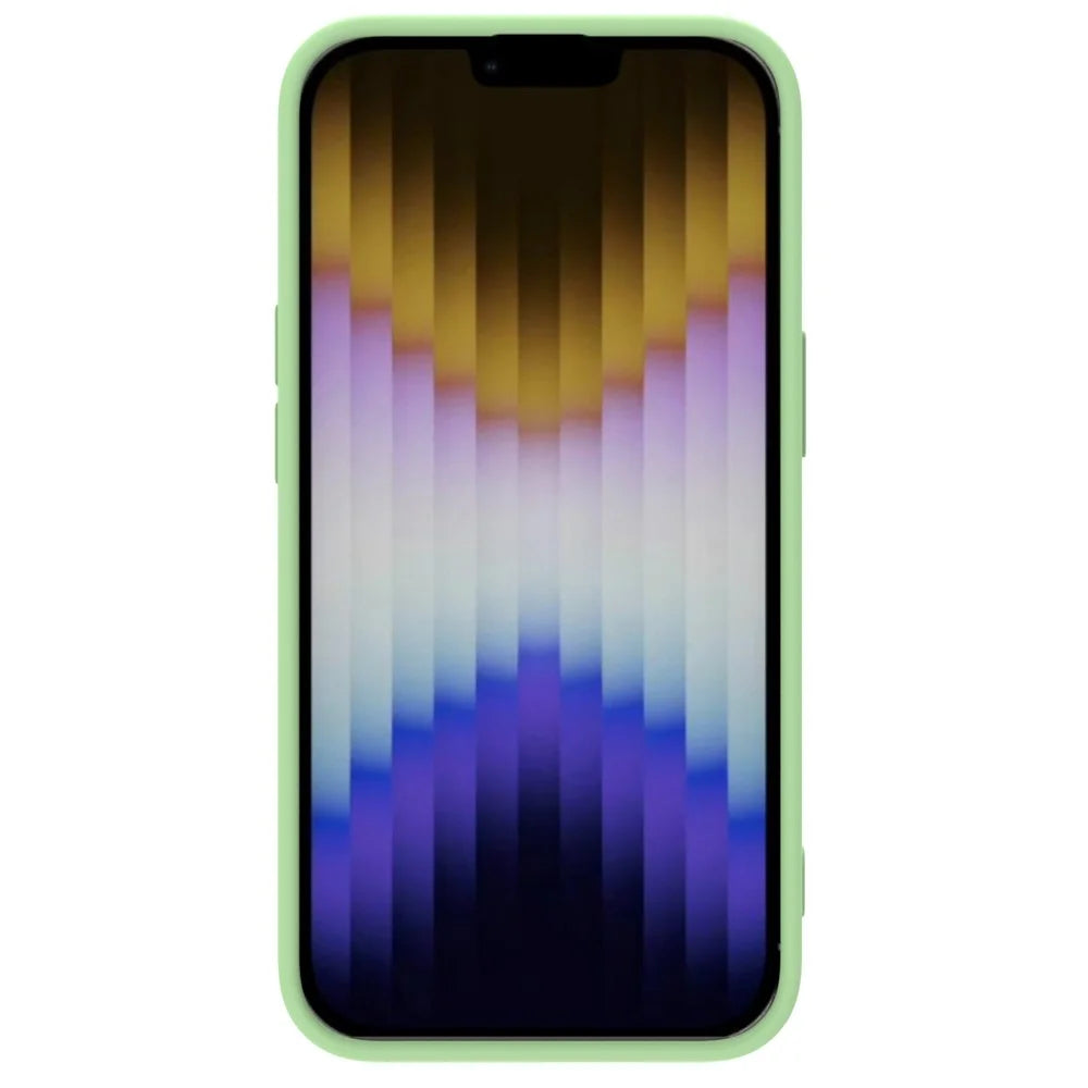 NILLKIN For iPhone 14 / iPhone 13 Magnetic Phone Case PC + Silicone Slide Camera Protection Phone Cover Compatible with MagSafe - Green - 2