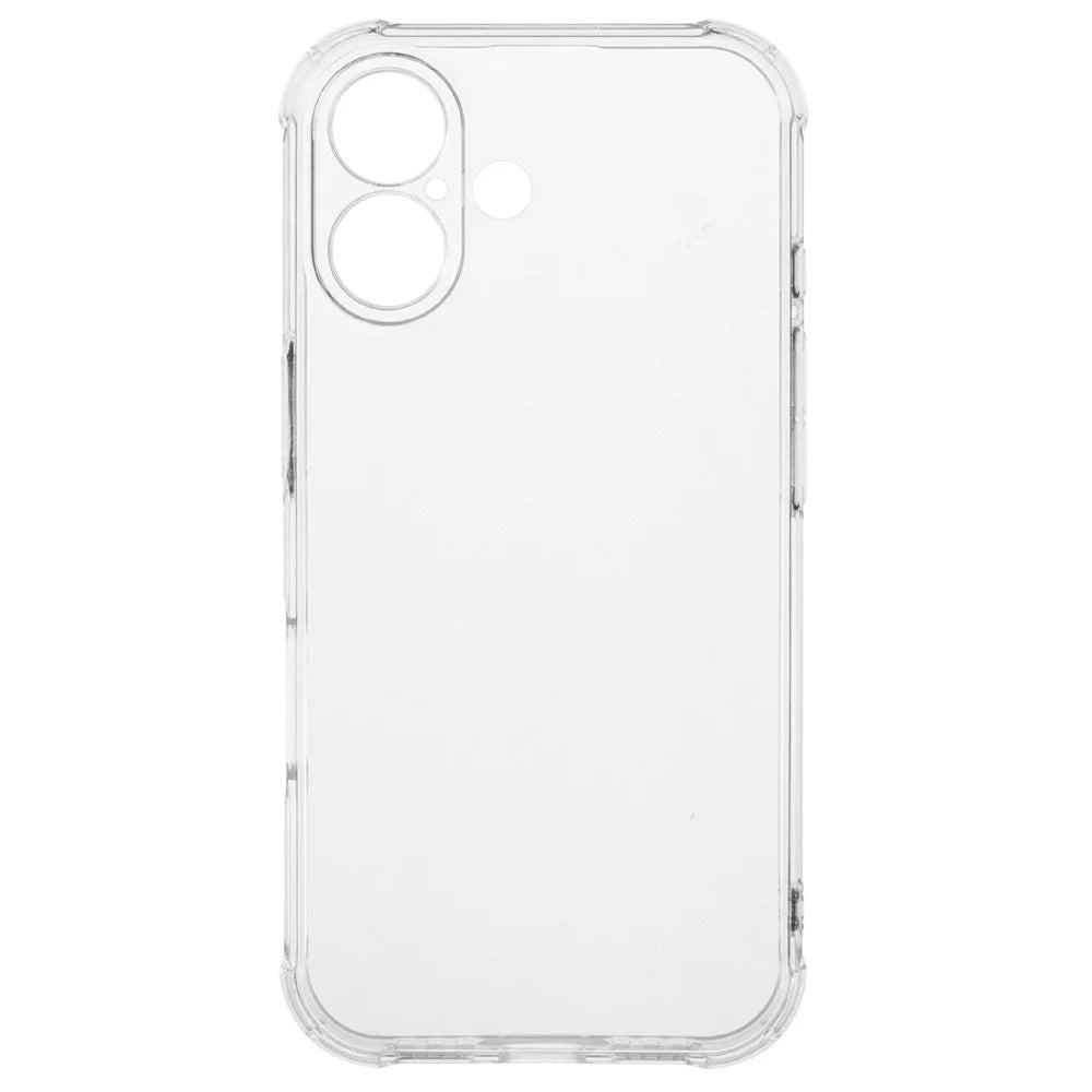 For iPhone 16 Plus Case Clear Shockproof Soft TPU Phone Cover (Precise Rear Lens Cutout) - 2