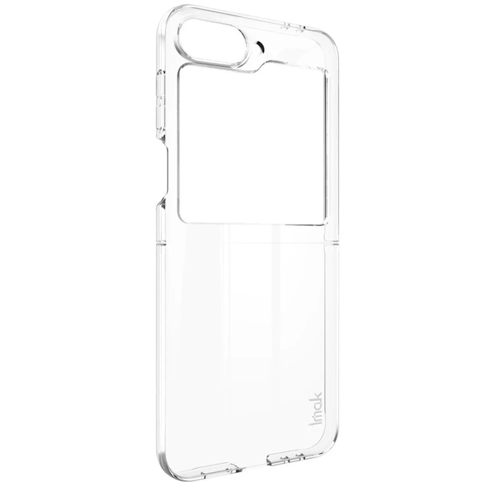 IMAK Crystal Case II Pro for Samsung Galaxy Z Flip7 FE 5G / Z Flip6 5G Clear Case Two-Piece PC Phone Cover (Upper Cover+Lower Cover) - 3