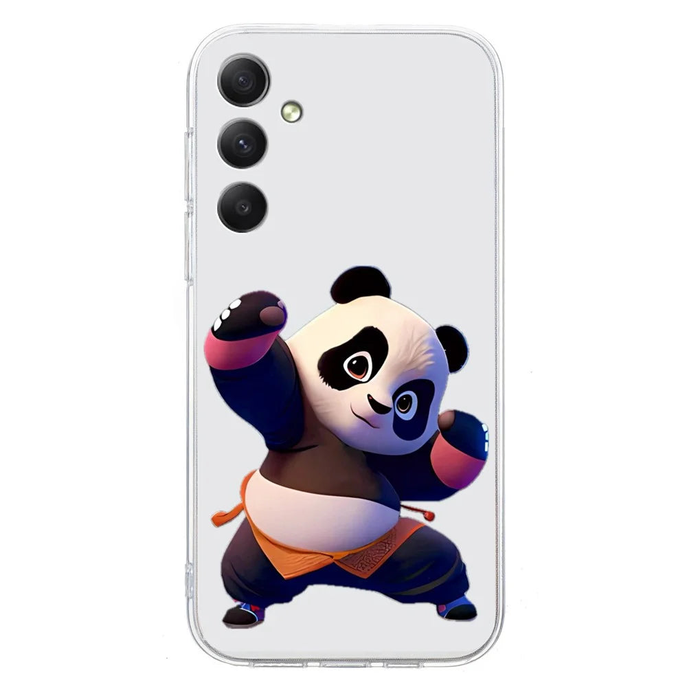 For Samsung Galaxy A14 5G TPU Case Mobile Phone Cover Pattern Printing - Panda - 2