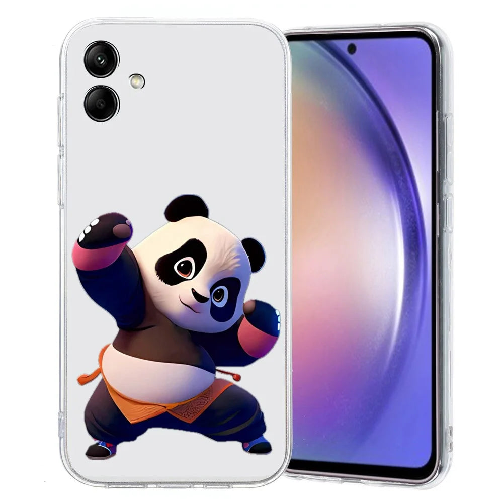 For Samsung Galaxy A05 4G TPU Phone Case Pattern Printing Protective Back Cover - Panda - 1