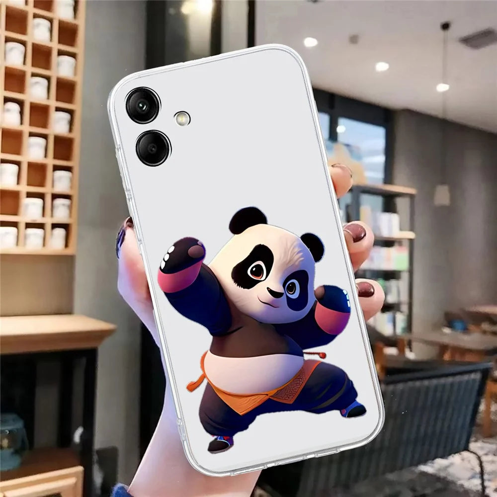 For Samsung Galaxy A05 4G TPU Phone Case Pattern Printing Protective Back Cover - Panda - 7