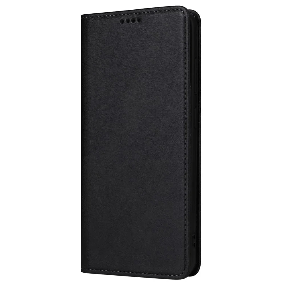 For Samsung Galaxy A54 5G Case Leather Phone Cover RFID Blocking Card Slots Wallet - Black - 7