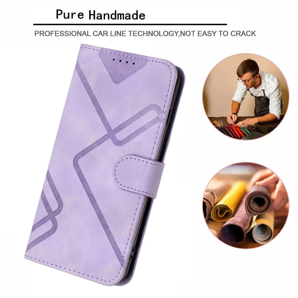 YX0040 For Infinix Note 40 Pro 4G / 5G / Note 40 Pro+ Leather Case Wallet Phone Cover - Light Purple - 6