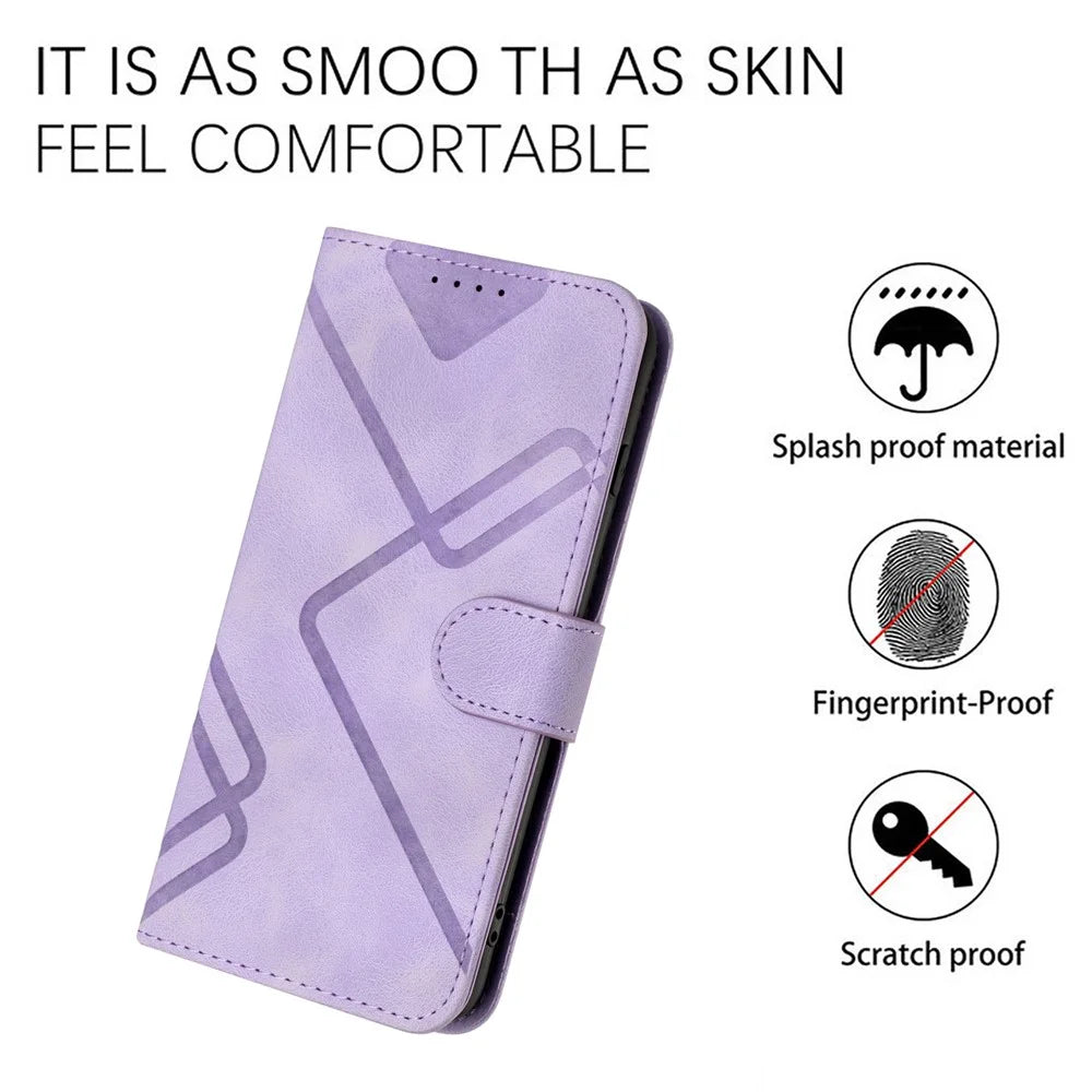YX0040 For Infinix Note 40 Pro 4G / 5G / Note 40 Pro+ Leather Case Wallet Phone Cover - Light Purple - 7