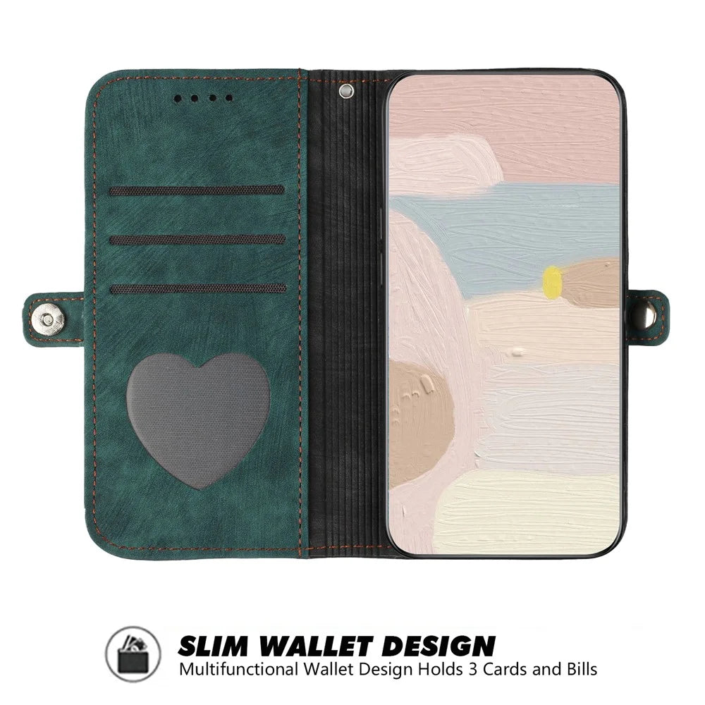 YX0020 For Infinix Note 40 Case PU Leather+TPU Wallet Phone Cover - Blackish Green - 2