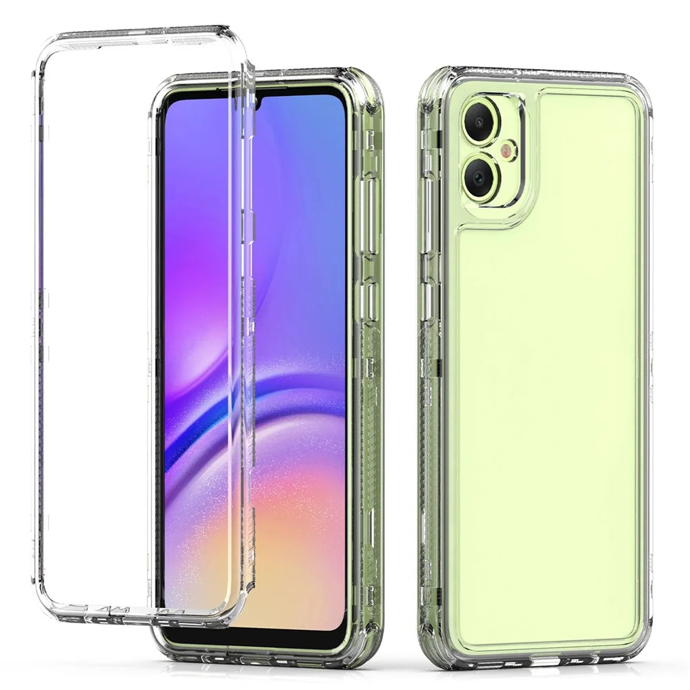 For Samsung Galaxy A05 4G Case Acrylic+TPU 3-in-1 Clear Phone Cover - 2