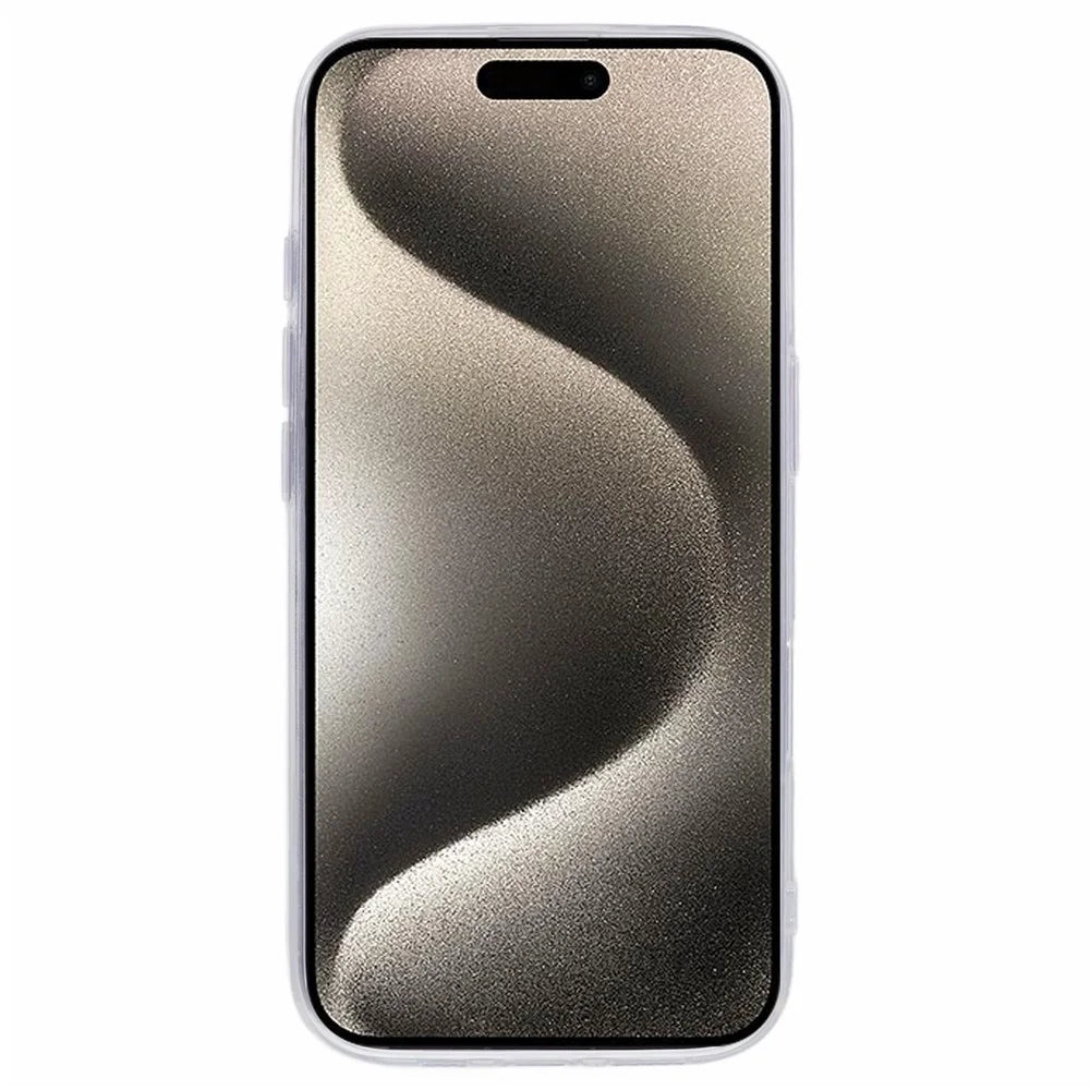 For iPhone 16 Plus Case High Transparency Anti-Fingerprint TPU Phone Cover - 2