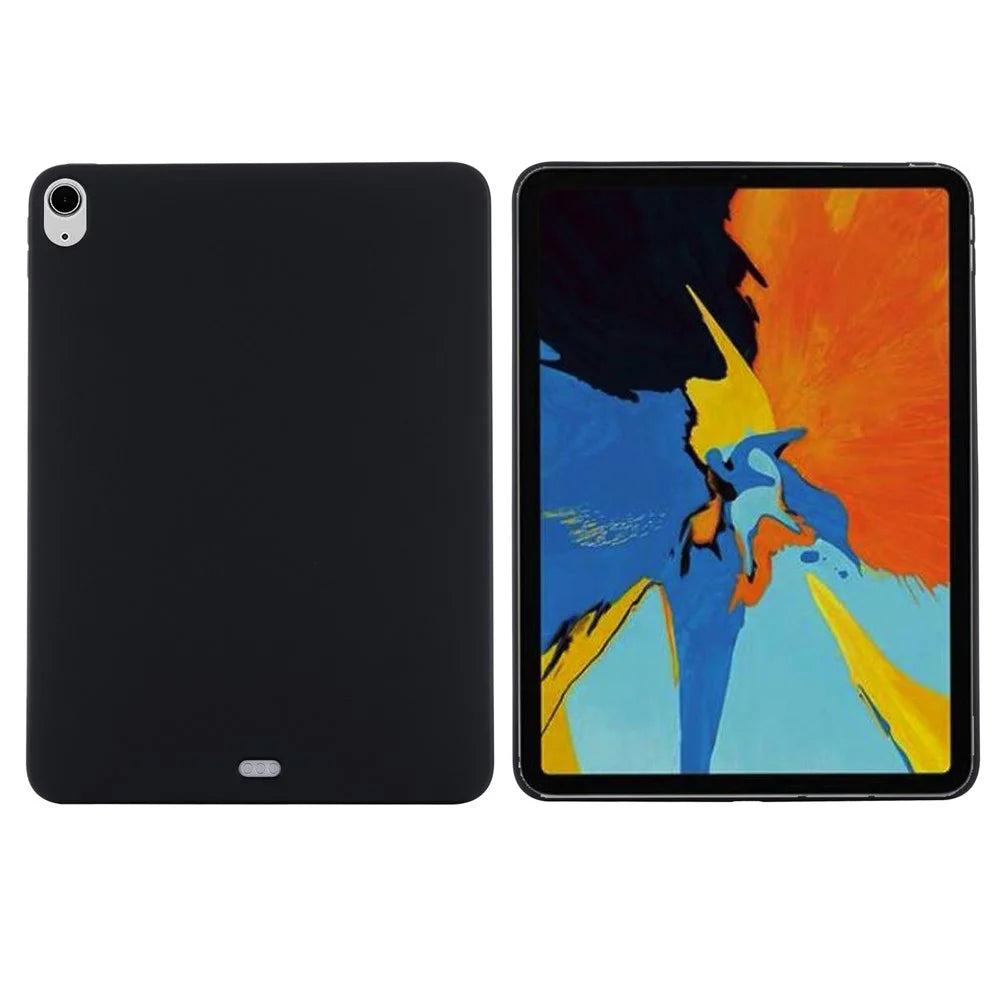 For iPad Air 13 (2026) / (2025) / (2024) Case Liquid Silicone Scratch Resistant Tablet Cover - Black - 6