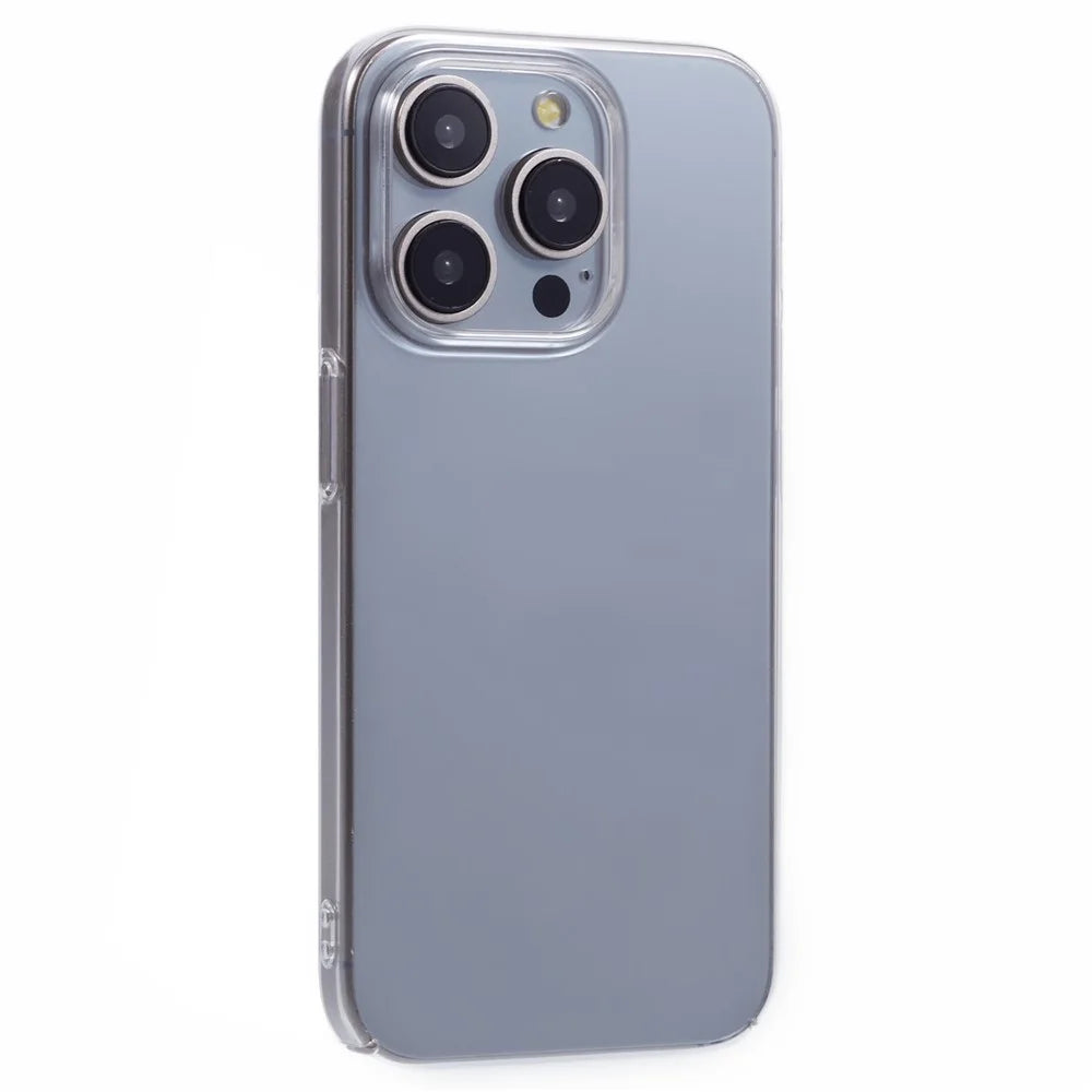 For iPhone 15 Pro Max Case Hard PC Transparent Phone Cover (Precise Lens Cutouts) - 1