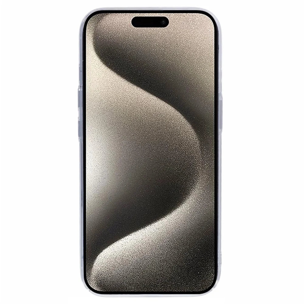 For iPhone 15 Plus Case Clear PC Shockproof Phone Cover - 2