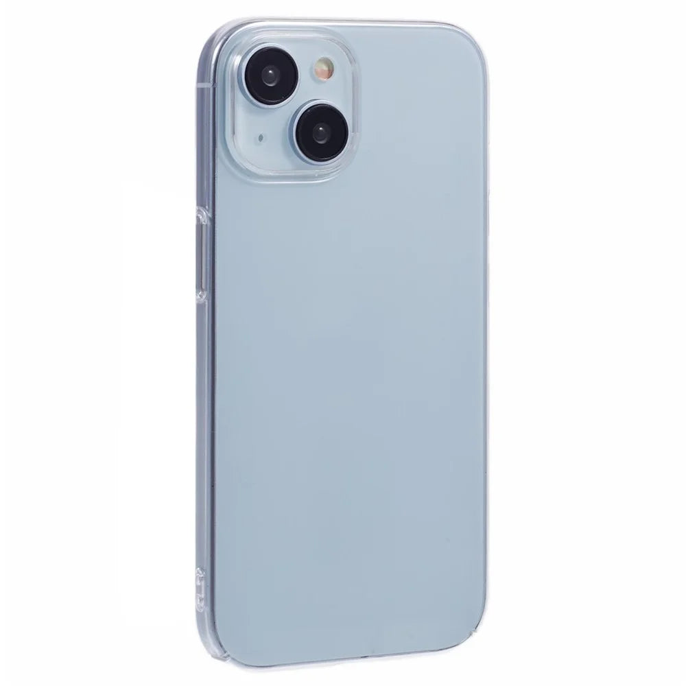 For iPhone 13 Case Shock-Absorption Hard PC Phone Cover Transparent (Precise Lens Cutouts) - 1