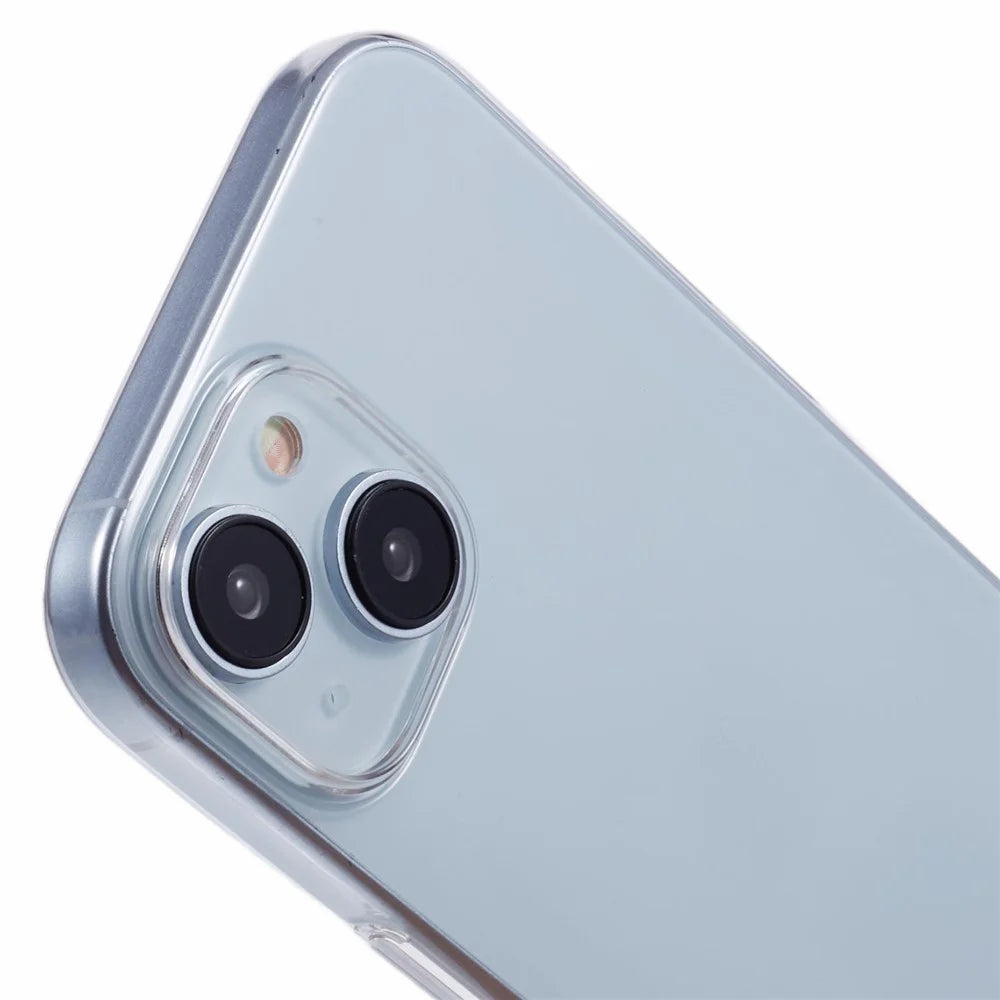 For iPhone 13 Case Shock-Absorption Hard PC Phone Cover Transparent (Precise Lens Cutouts) - 6