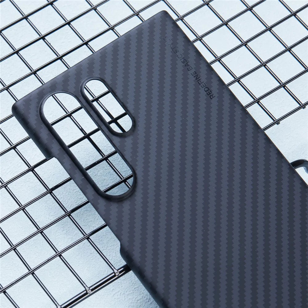 X-LEVEL For Samsung Galaxy S23 Ultra Case Magnetic Ultra-Thin PC Hard Phone Case Carbon Fiber Texture - 6