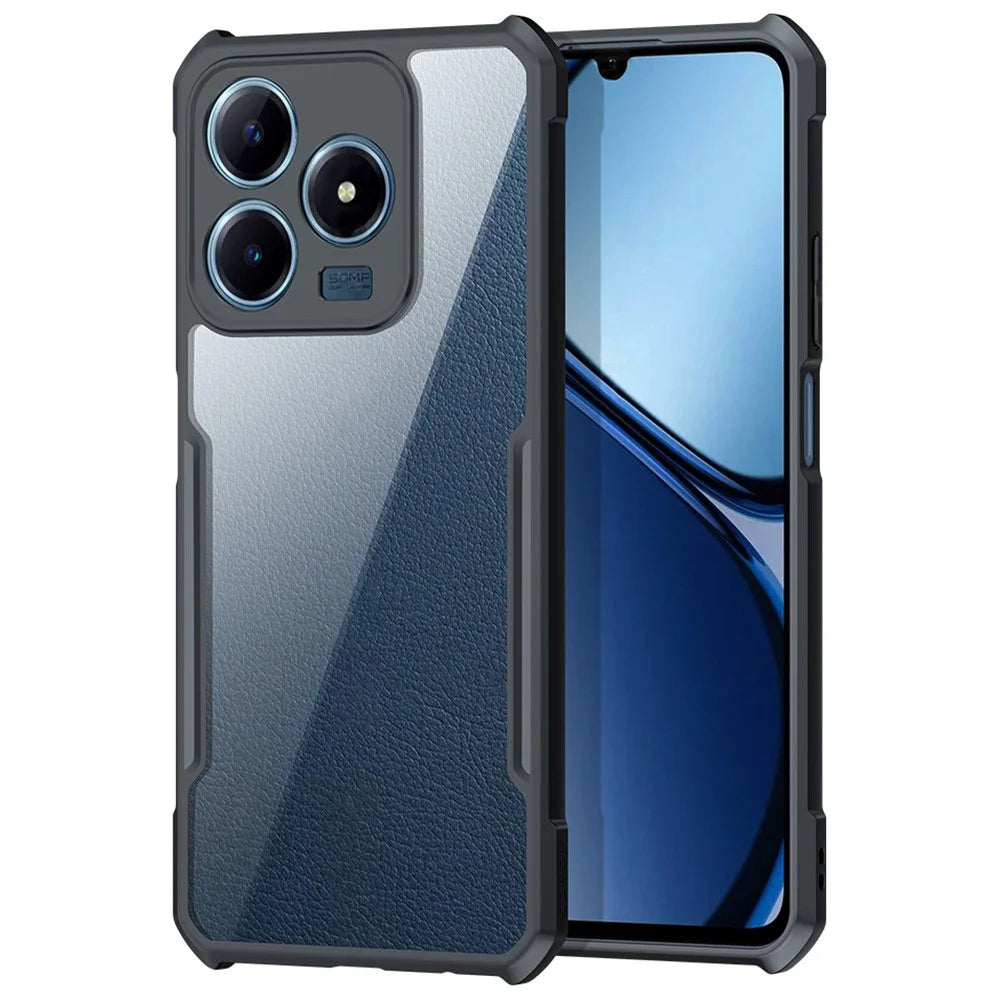 XUNDD For Realme C63 4G Transparent Case TPU+Acrylic Phone Cover Drop Protection - 1