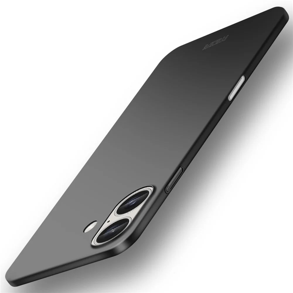 MOFI Shield Matte Series for iPhone 16 Plus Case Ultra Slim PC Protective Cover - Black - 1