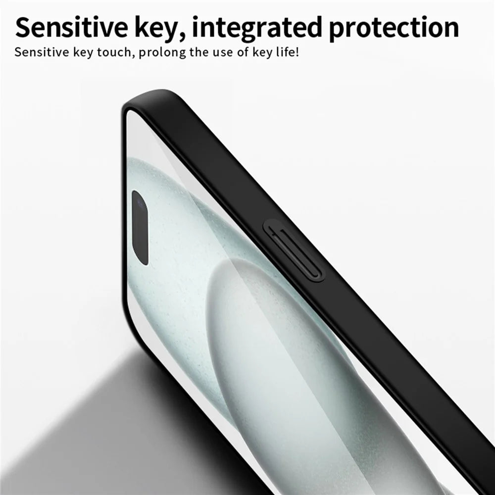 MOFI Shield Matte Series for iPhone 16 Plus Case Ultra Slim PC Protective Cover - Black - 4