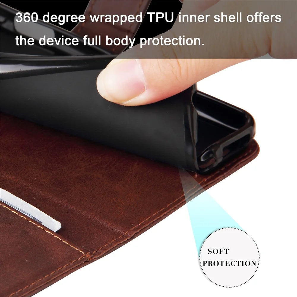 For OnePlus Nord CE4 Lite 5G / Oppo K12x 5G (China) (China) Case Zipper Pocket PU Leather Phone Cover - Brown - 7