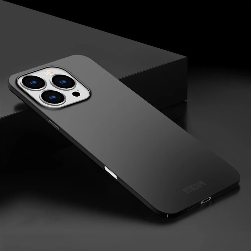 MOFI Shield Matte Series for iPhone 16 Pro Case Ultra Slim PC Protective Cover - Black - 2