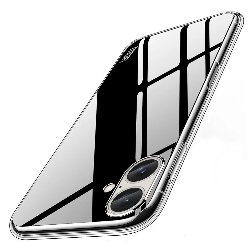 MOFI For iPhone 16 Case Soft TPU Slim Phone Cover HD Transparent - 3