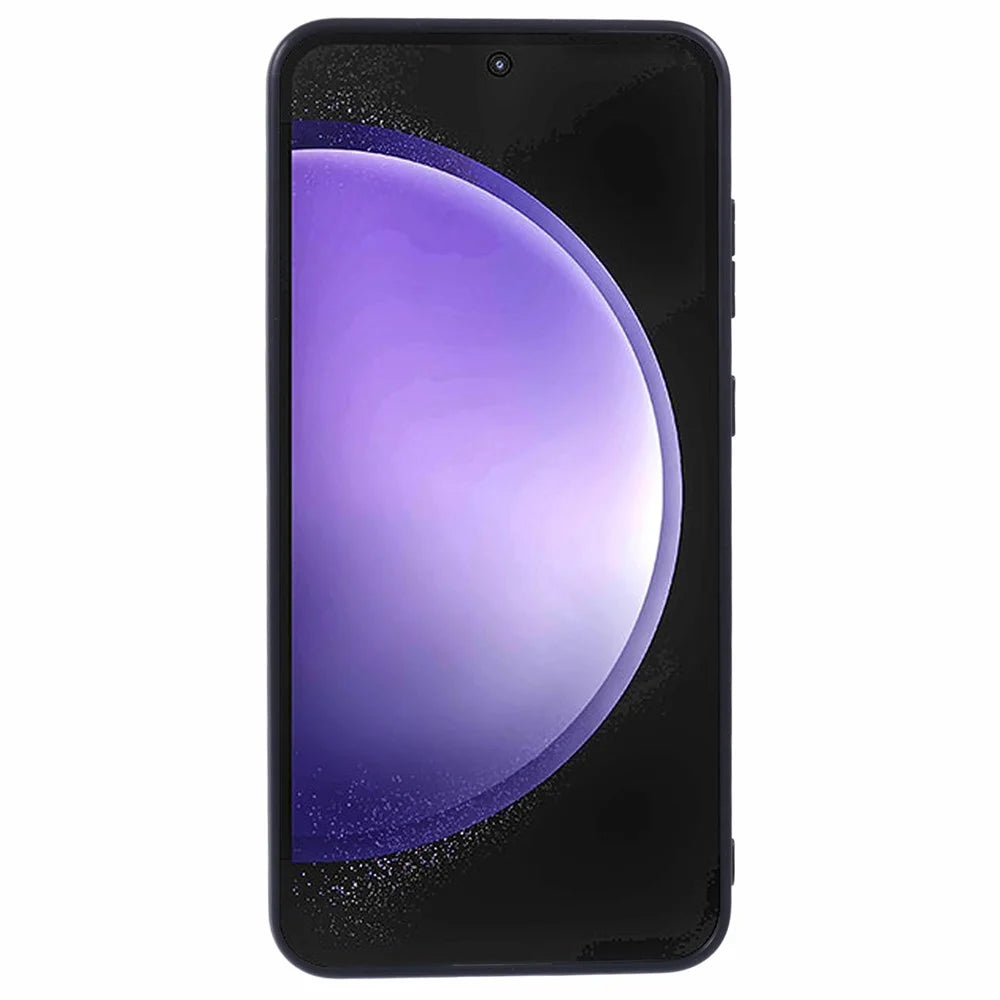 X-LEVEL Bojue-3 Series For Samsung Galaxy S24 FE Case PU Leather Business Phone Back Cover - Black - 2