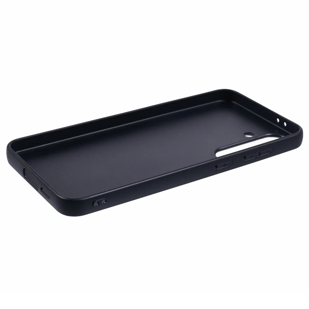 X-LEVEL Bojue-3 Series For Samsung Galaxy S24 FE Case PU Leather Business Phone Back Cover - Black - 4