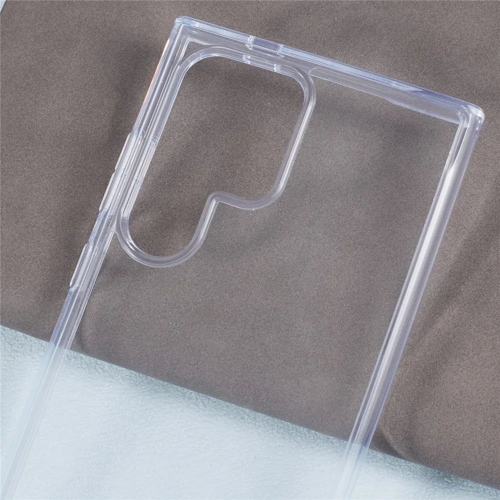 X-LEVEL For Samsung Galaxy S23 Ultra Case PC + TPU Hybrid Clear Phone Cover - 5