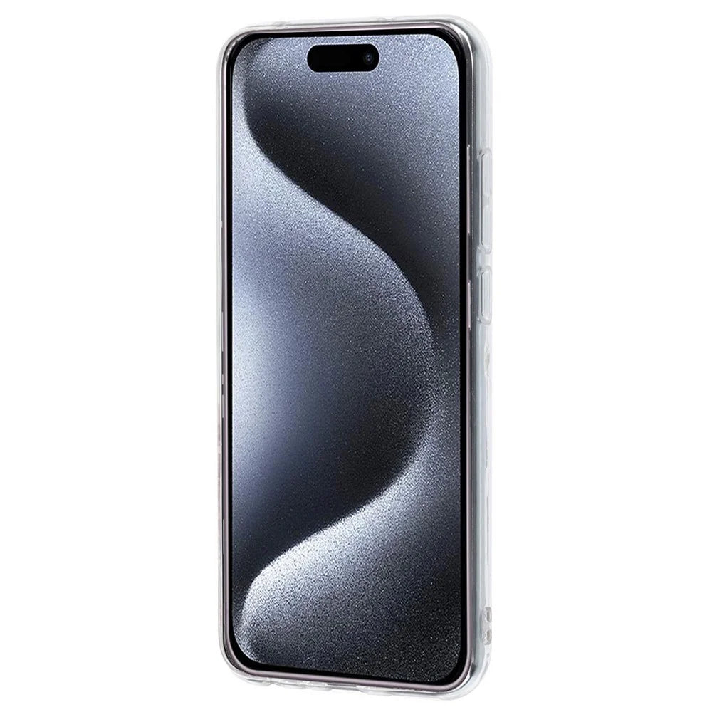 For iPhone 16 Plus Case Soft TPU Phone Back Cover Pattern Printing - Flower - 2