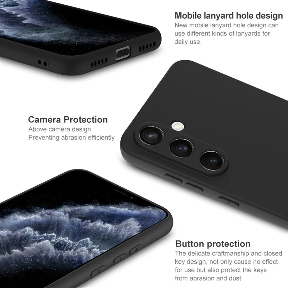 IMAK UC-3 Series for Samsung Galaxy S24 FE Case Matte TPU Phone Cover Anti-Fingerprint - 6