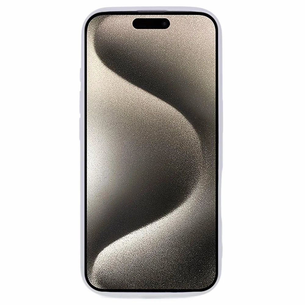DKSM Series For iPhone 16 Case Electroplated Camera Frame TPU Phone Cover - Transparent White - 2