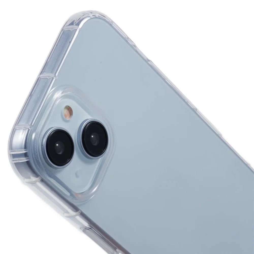 For iPhone 14 Case Fall Prevention Clear TPU Phone Cover - 6