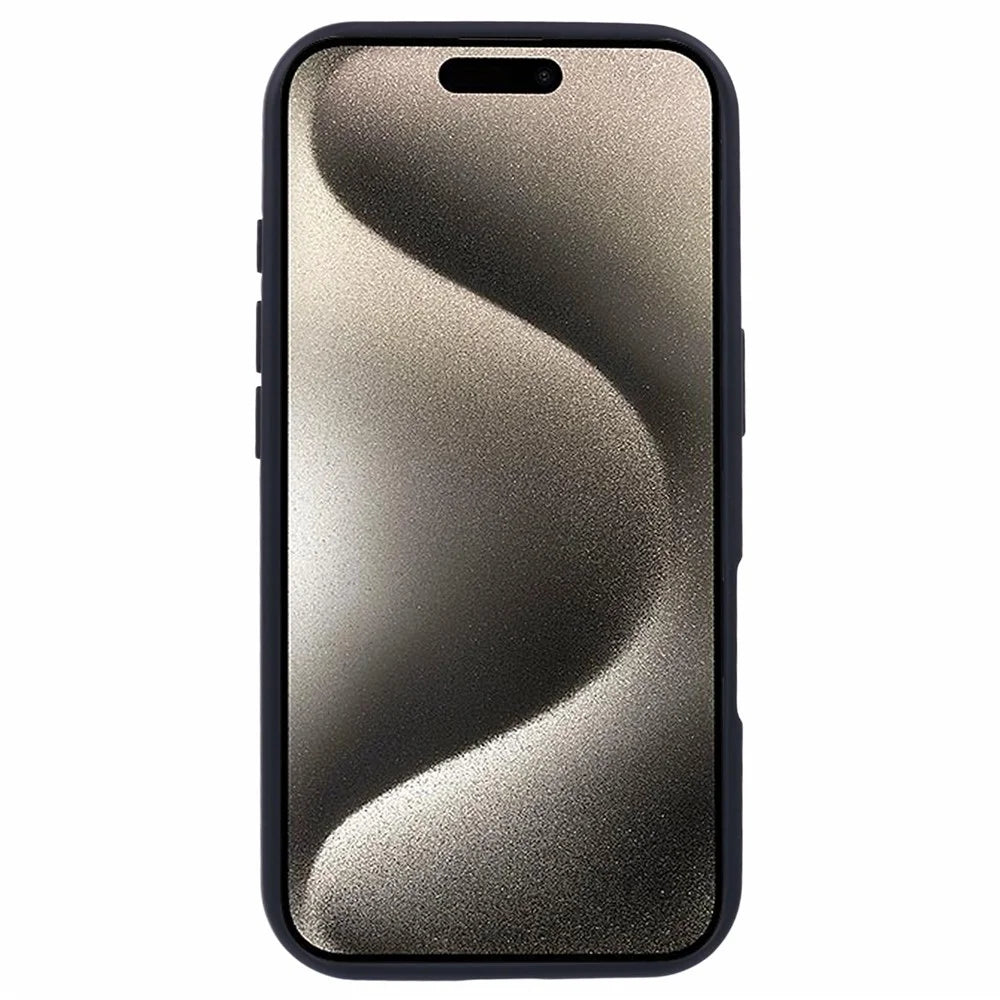 X-LEVEL For iPhone 16 Case Acrylic + TPU Rubberized Protective Phone Cover - Black - 2