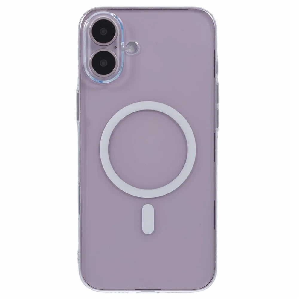 X-LEVEL For iPhone 16 Plus Magnetic Case Slim Shockproof Hard PC Clear Phone Cover - Transparent - 3