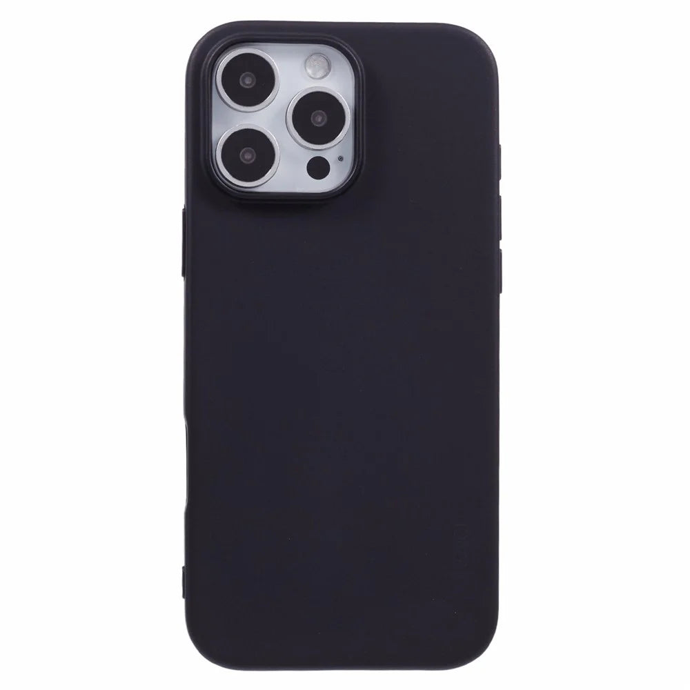X-LEVEL Guardian Series For iPhone 16 Pro Case Matte TPU Soft Back Protective Cover - Black - 3