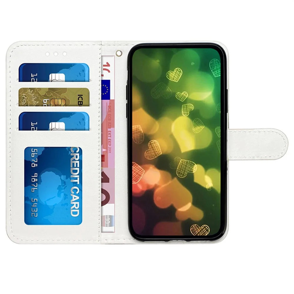 For HMD Pulse / Pulse+ Wallet Case Printed Pattern Design Leather Phone Cover - Leopard Print - 2