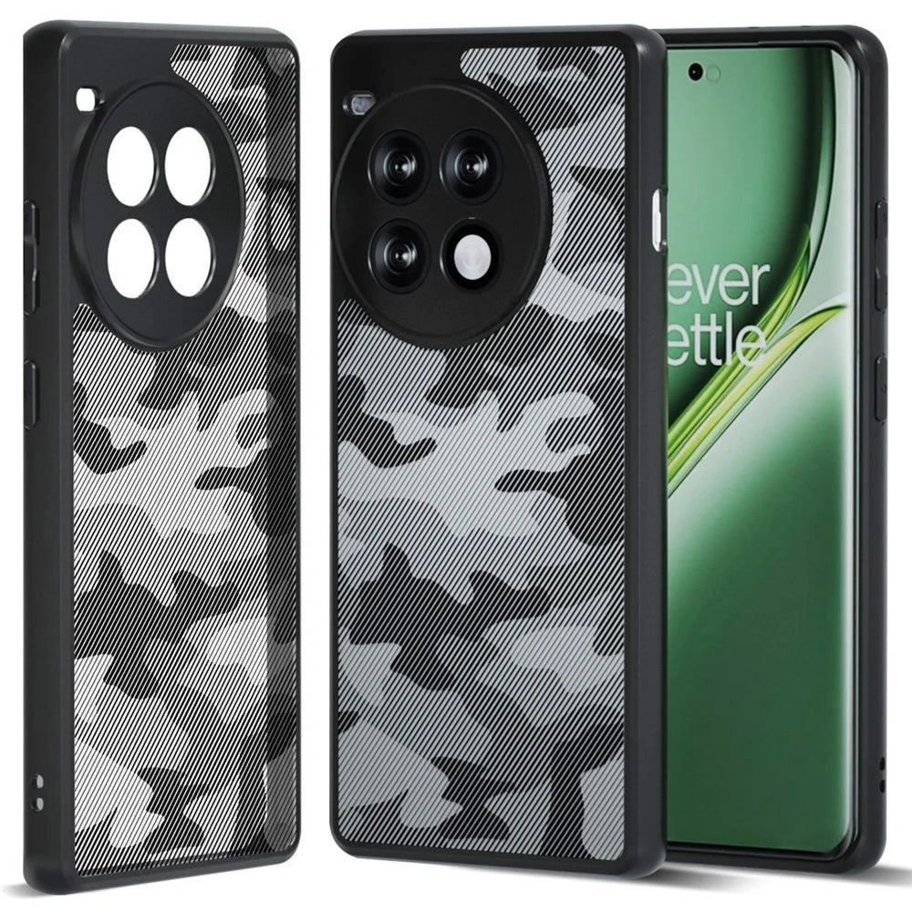 IBMRS For OnePlus Ace 3 Pro 5G Case Protective Hybrid TPU + PC Phone Cover - Artistic Camouflage - 2