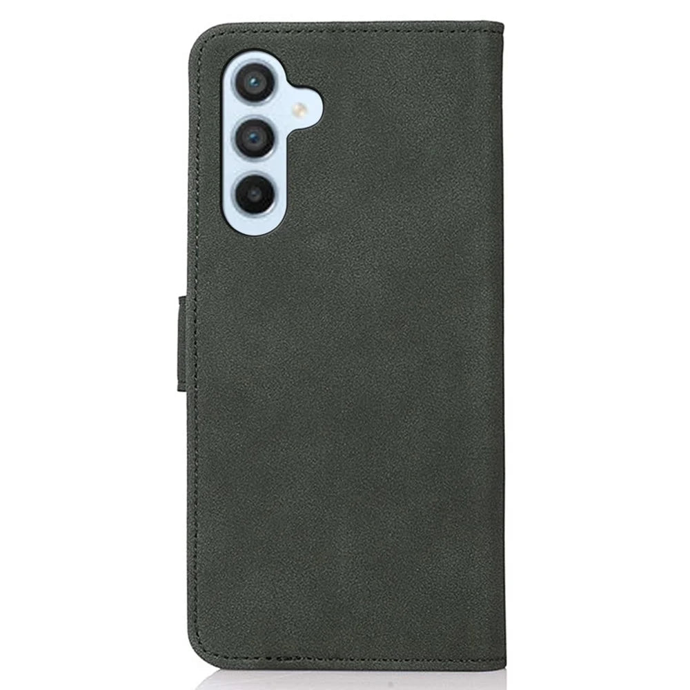KHAZNEH For Samsung Galaxy A16 5G / A16 4G Stand Case PU Leather Wallet Phone Cover - Green - 7