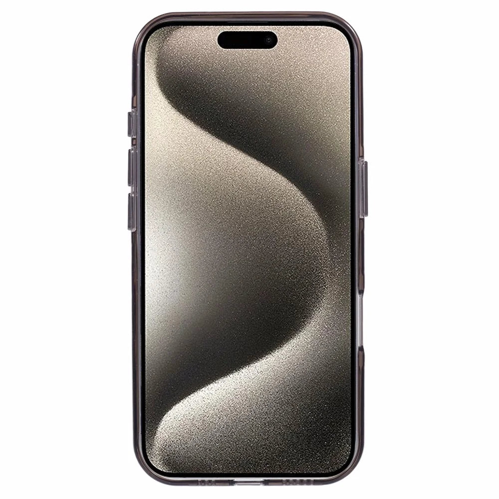 YOUNGKIT For iPhone 16 Pro Max Case Compatible with MagSafe Clear PC Phone Cover - Transparent Black - 2