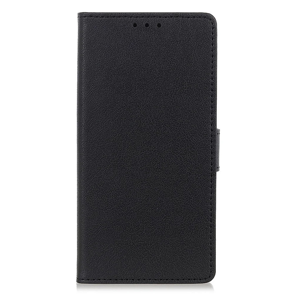 For Samsung Galaxy M35 5G Case PU Leather Stand Wallet Phone Cover - Black - 6