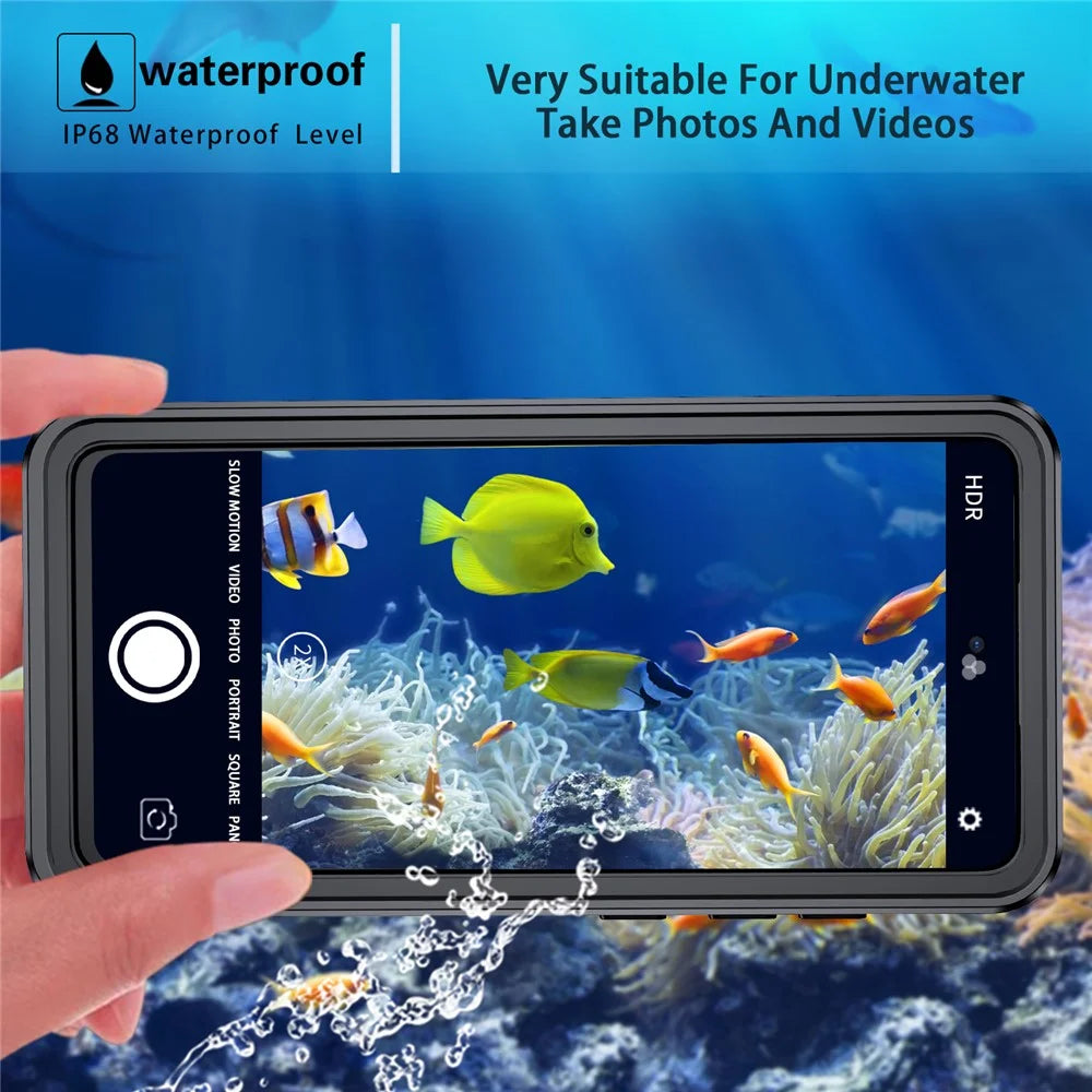 REDPEPPER For Samsung Galaxy A52s 5G / A52 5G / A52 4G Case IP68 Waterproof PC+TPU Phone Cover - 3