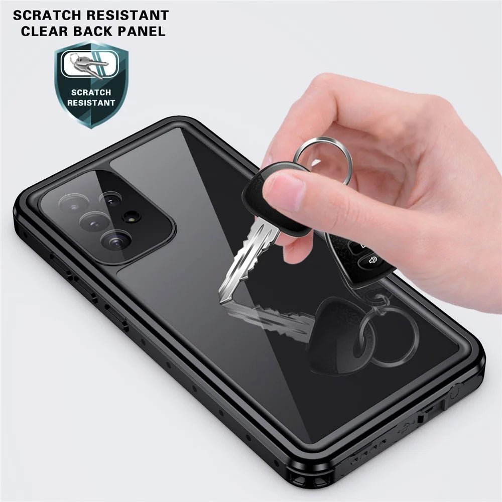 REDPEPPER For Samsung Galaxy A52s 5G / A52 5G / A52 4G Case IP68 Waterproof PC+TPU Phone Cover - 5