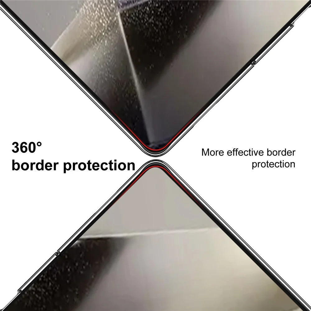 GKK For Samsung Galaxy Z Fold6 5G Magnetic Case PC Phone Cover with Screen Film - Titanium Grey - 3