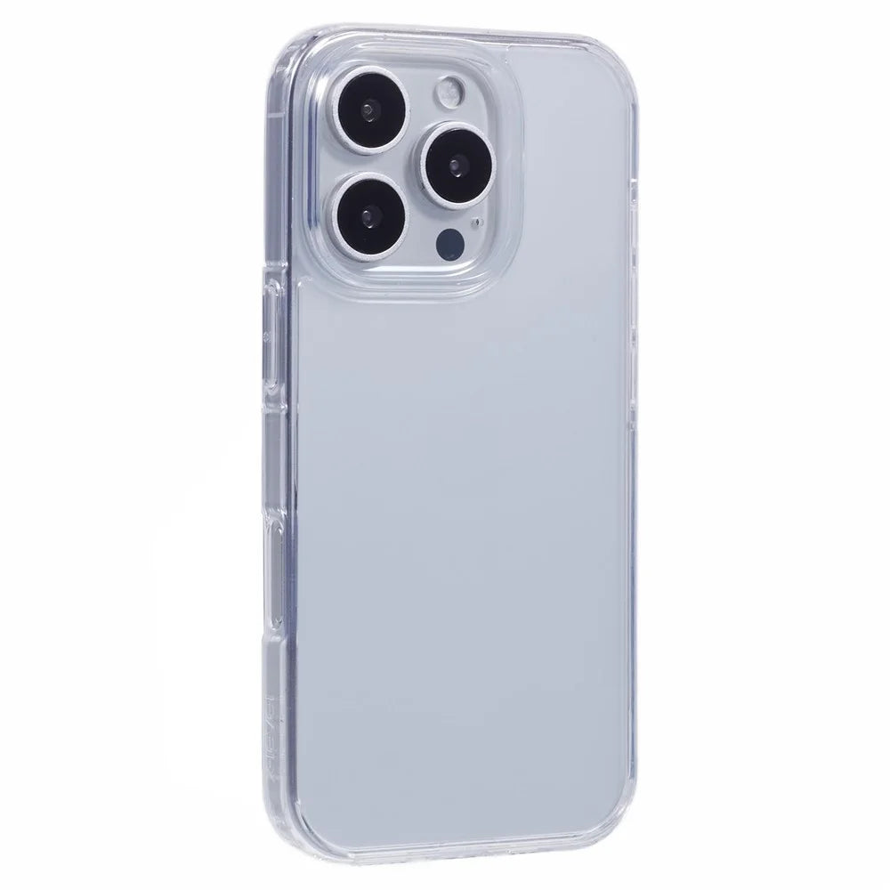 X-LEVEL For iPhone 16 Pro Case Anti-Scratch PC+TPU Matte Phone Cover - Transparent - 1