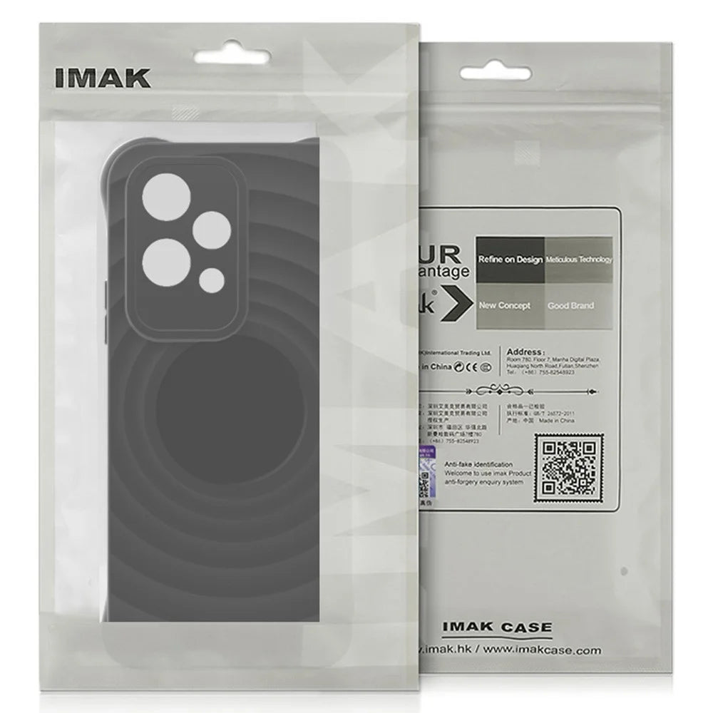 IMAK UC-6 Series for iPhone 16 Pro Case Water Drop Texture Anti-Skid Matte TPU Cover - Matte White - 6